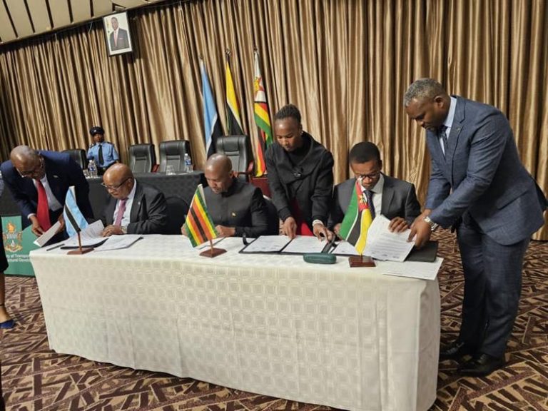 Zimbabwe, Mozambique and Botswana sign draft railway agreement