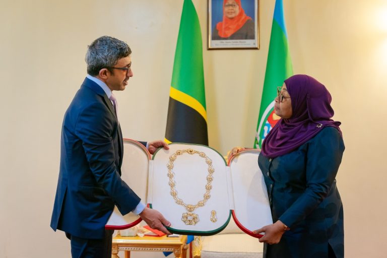 UAE President awards President of Tanzania ‘Mother of the Nation Order’